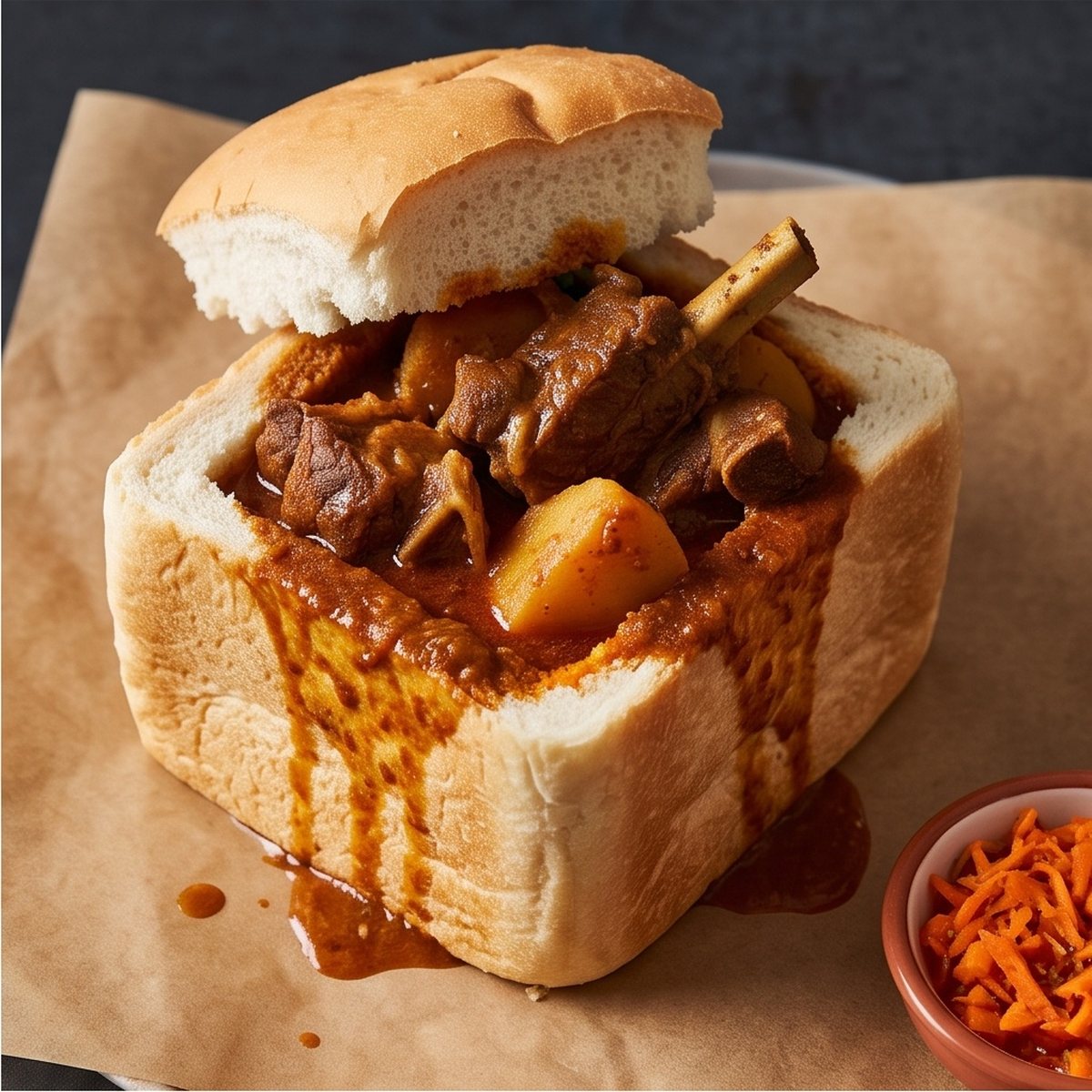 Mutton Bunny Chow