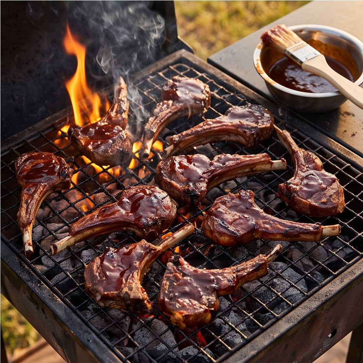 Braai Chops, Monkeygland Baste