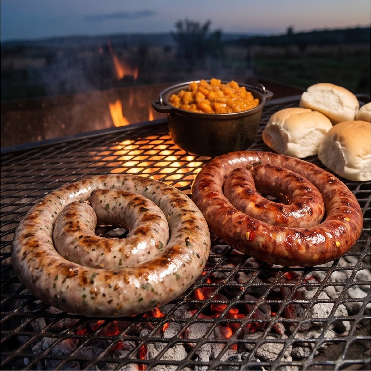 Lamb Boerewors & Garlic-Chilli Wors