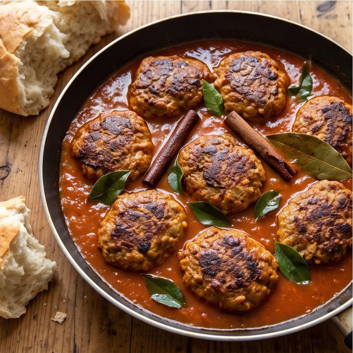 Frikkadels in Tomato Gravy