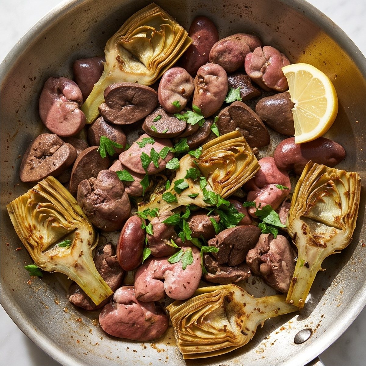 Coratella con Carciofi