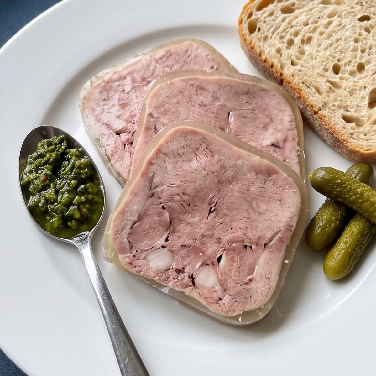 Pressed Lamb Tongue, Salsa Verde