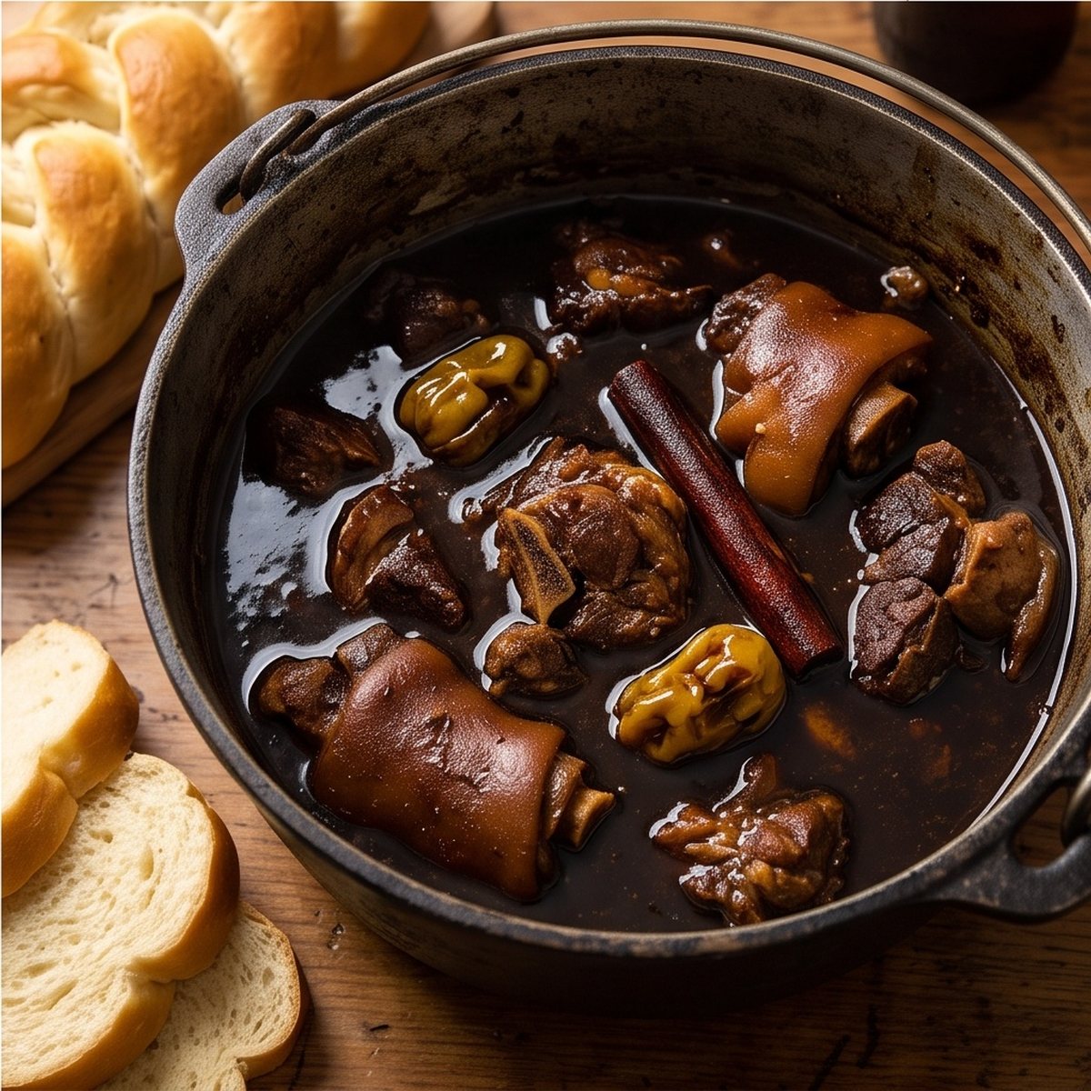 Pepperpot-Style Braised Lamb