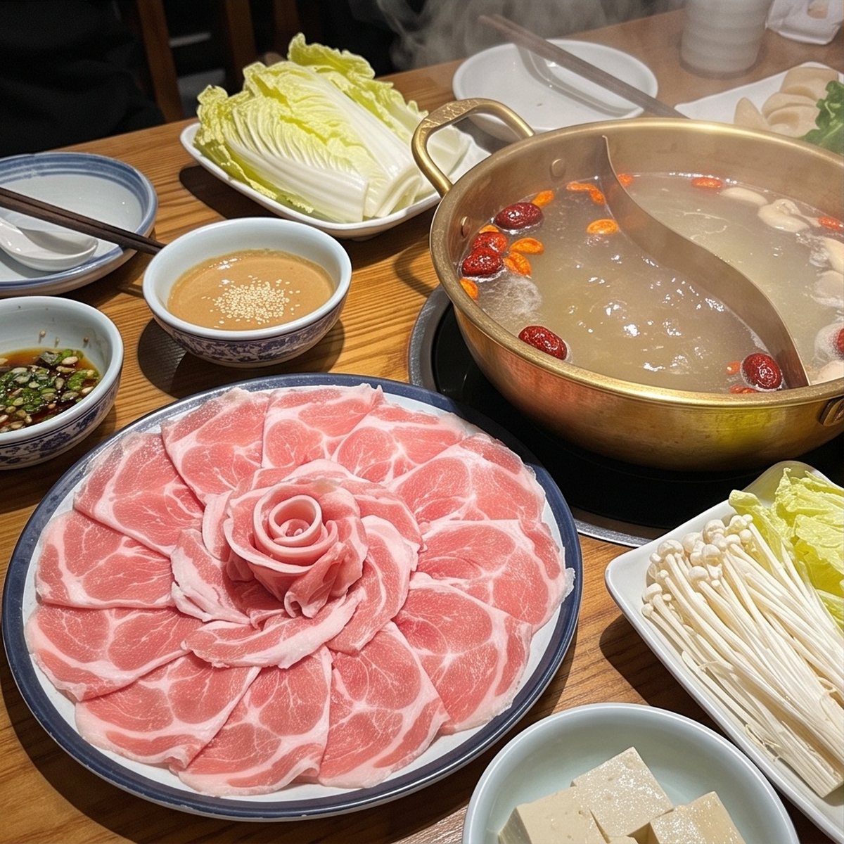 Mongolian Lamb Hot Pot