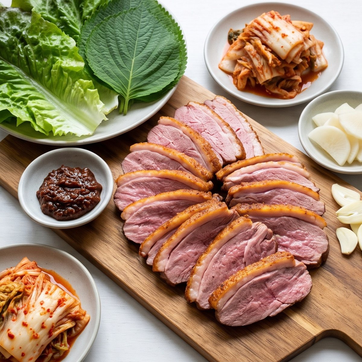 Grilled Lamb Rump, Ssamjang