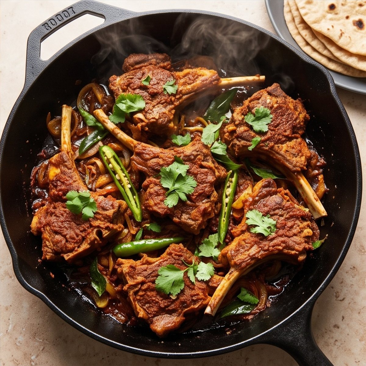 Leg Chops, Dry Masala